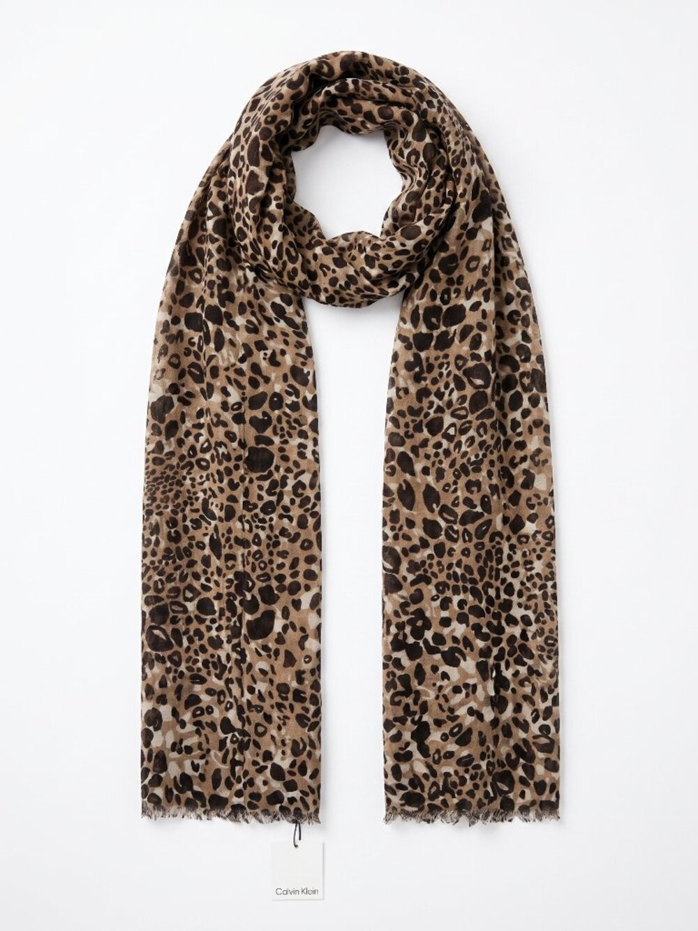 Calvin Klein Leopard Print Wrap / Shawl – NWT